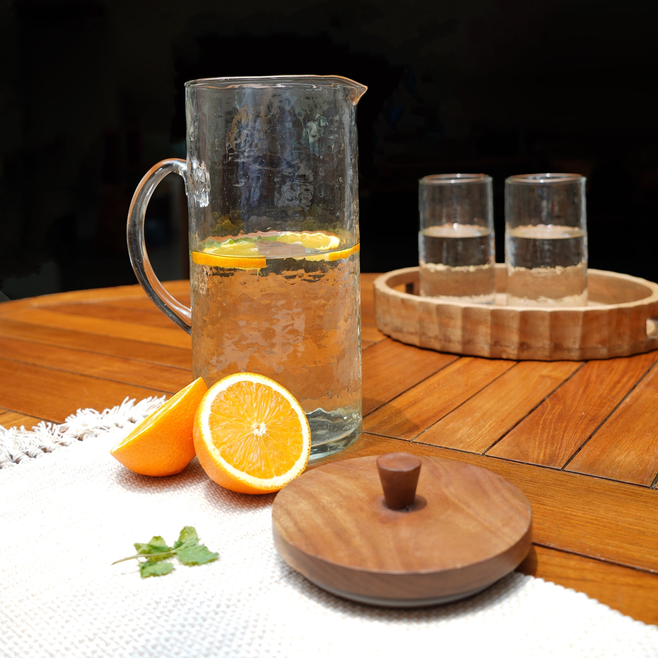 Hammered Glasses Set of four