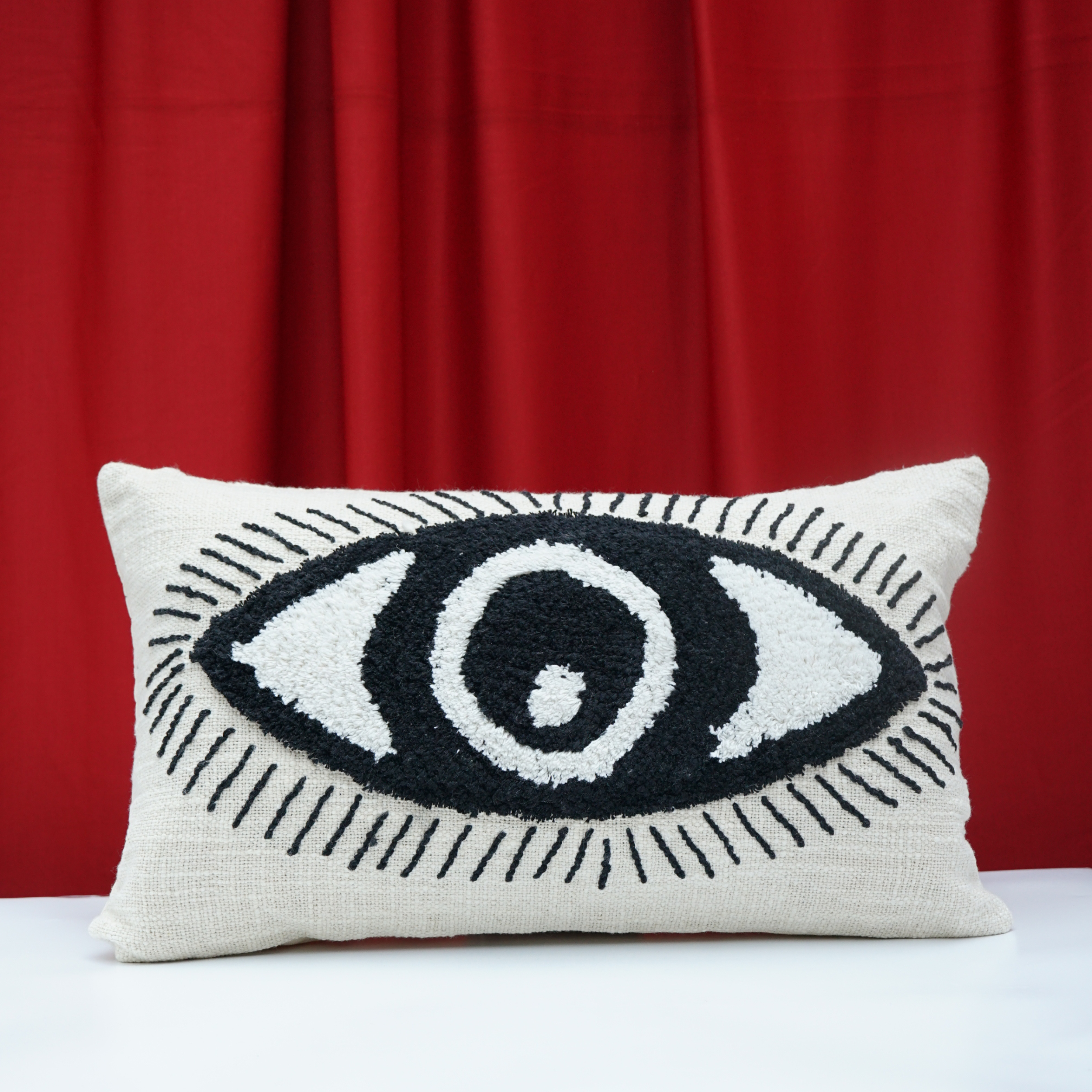 Evil Eye Lumbar Cushion Cover