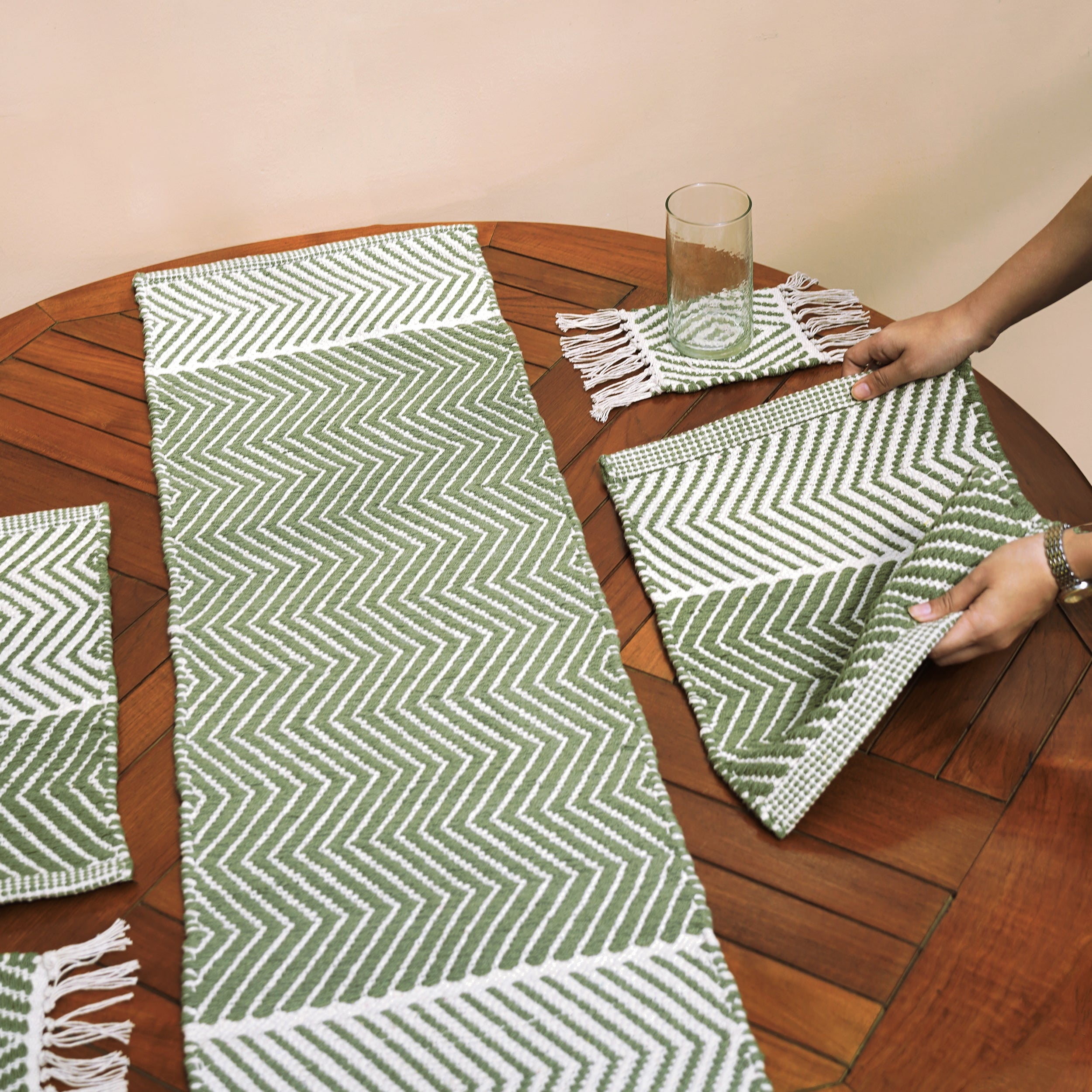 Handwoven Reversible Table Runner