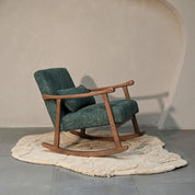 Astra Bouclé Rocking Chair - Green