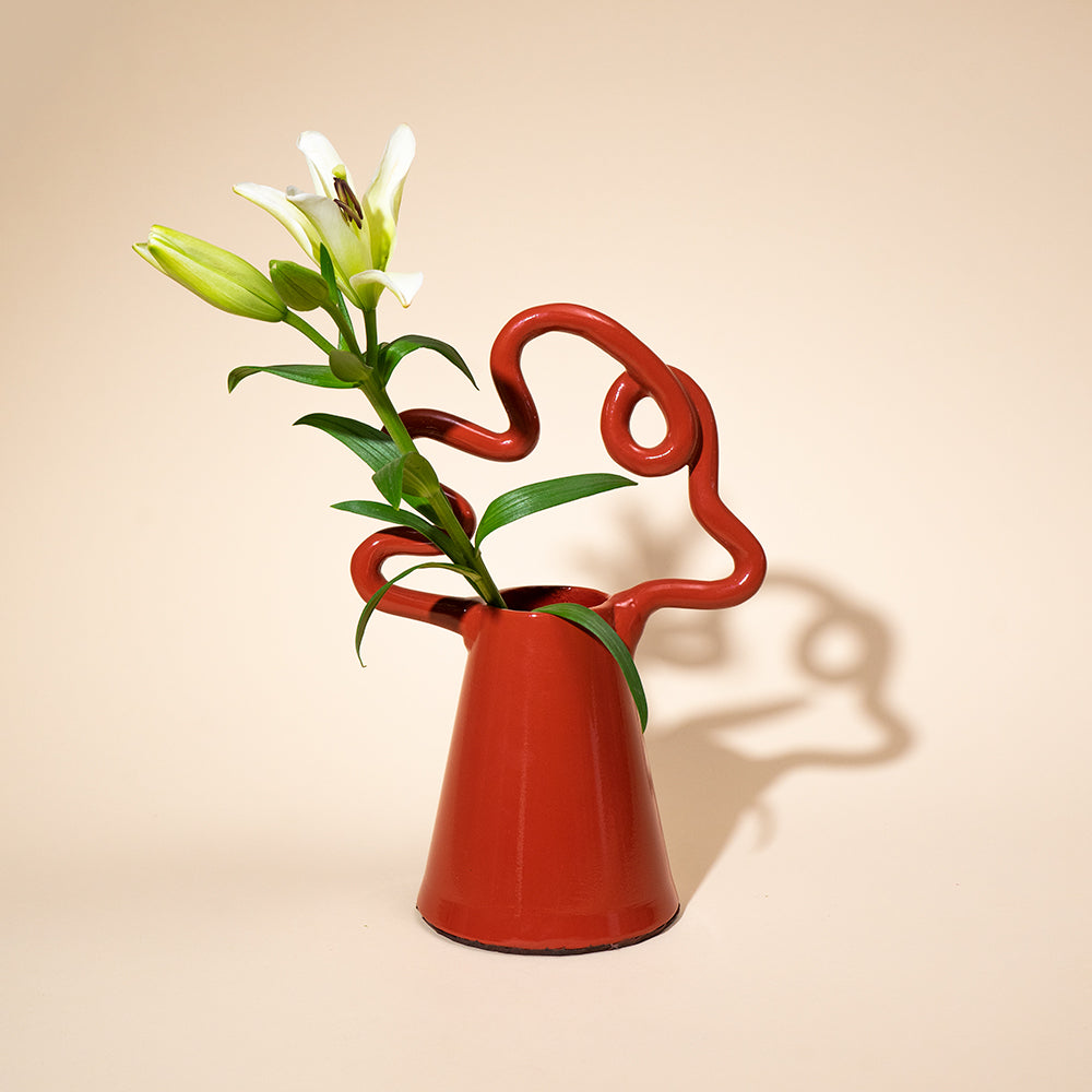 Swirl Decor Vase