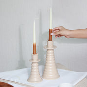 Ombre Candles and Coil Holder Set