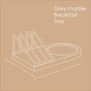 Grey marble Breakfast Tray Muun Home 