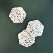 Hexagon Terrazzo Coasters