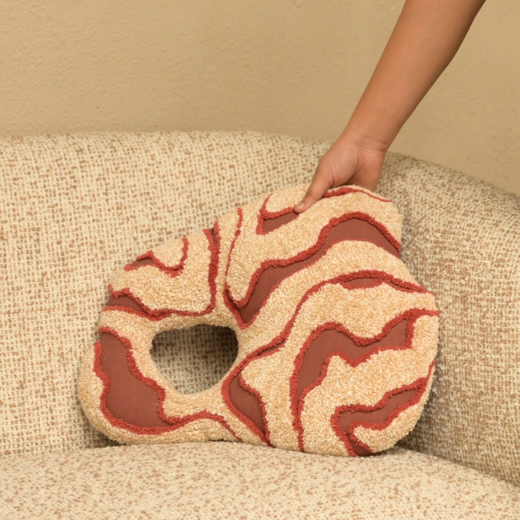 Dune Tufted Cushion with Filler