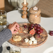 Strata Marble Lazy Susan Platter