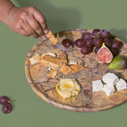 Strata Marble Lazy Susan Platter
