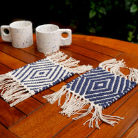 Handwoven Reversible Mug Rug