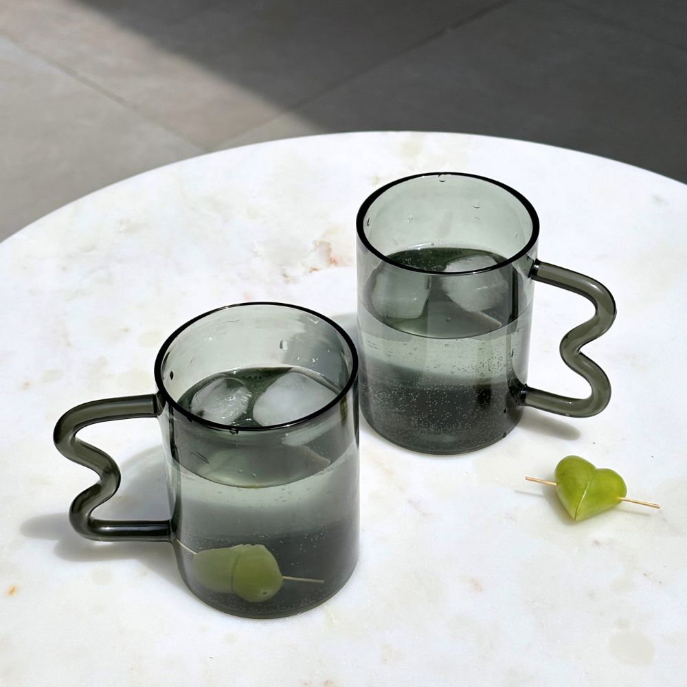 Swirl Glass Cups
