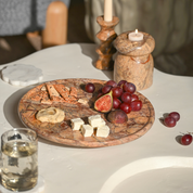 Strata Marble Lazy Susan Platter