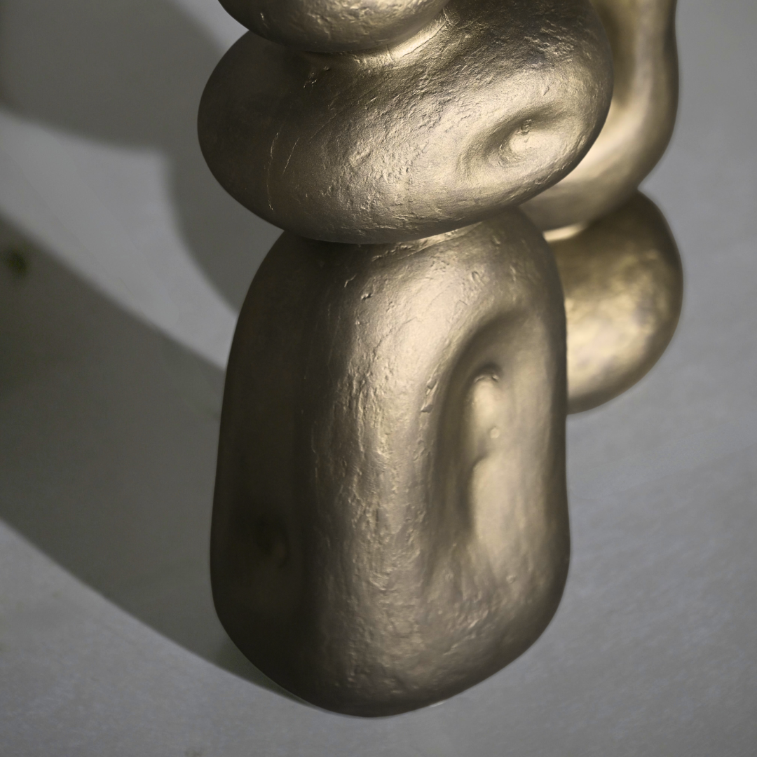 Bronze Gold Ren Organic Sculpture