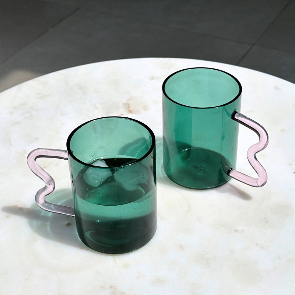 Swirl Glass Cups