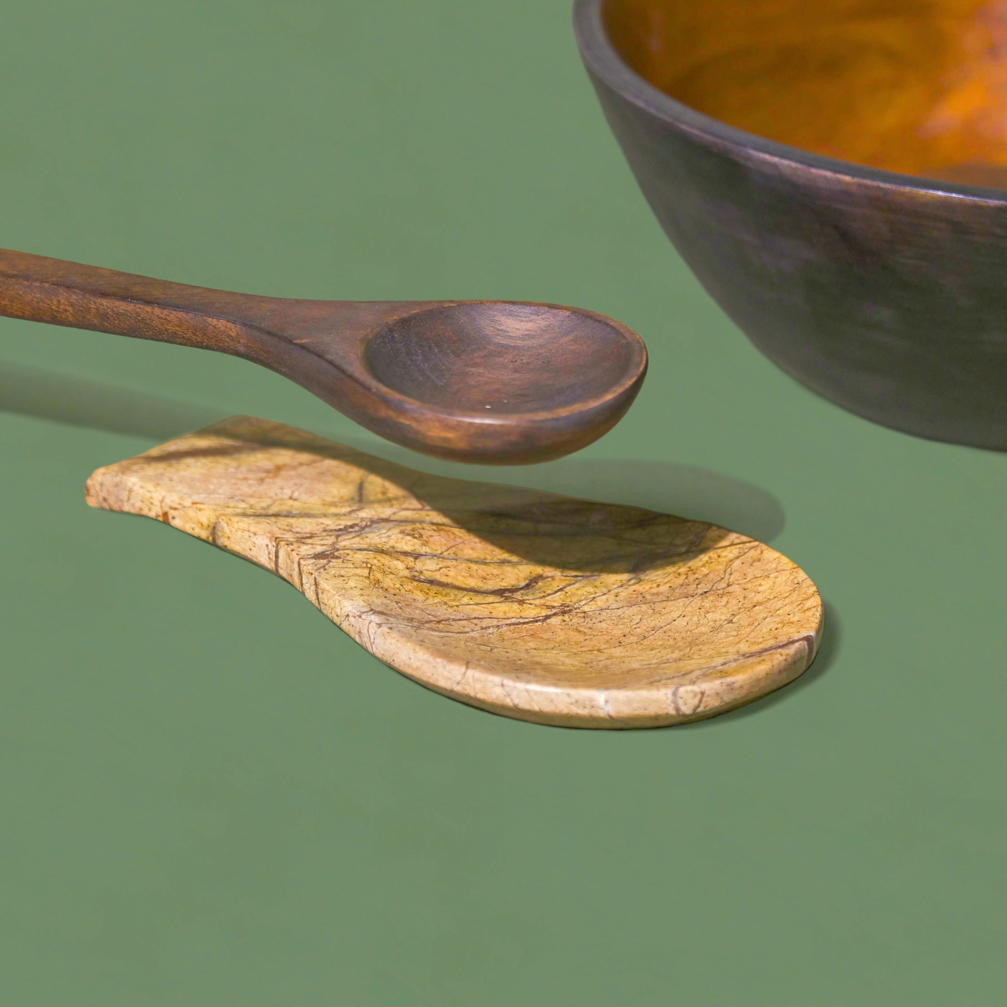 Strata Marble Spoon Rest