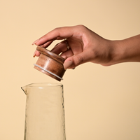 Hammered Glass Carafe Lid