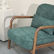 Elara Bouclé Armchair - Green