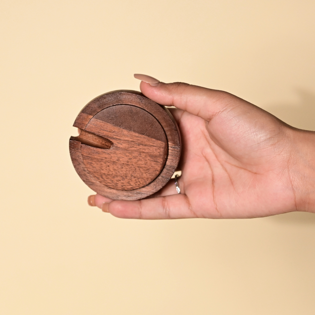 Stacked Jar Lid and Spoon