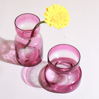 Lilac Glass Vase
