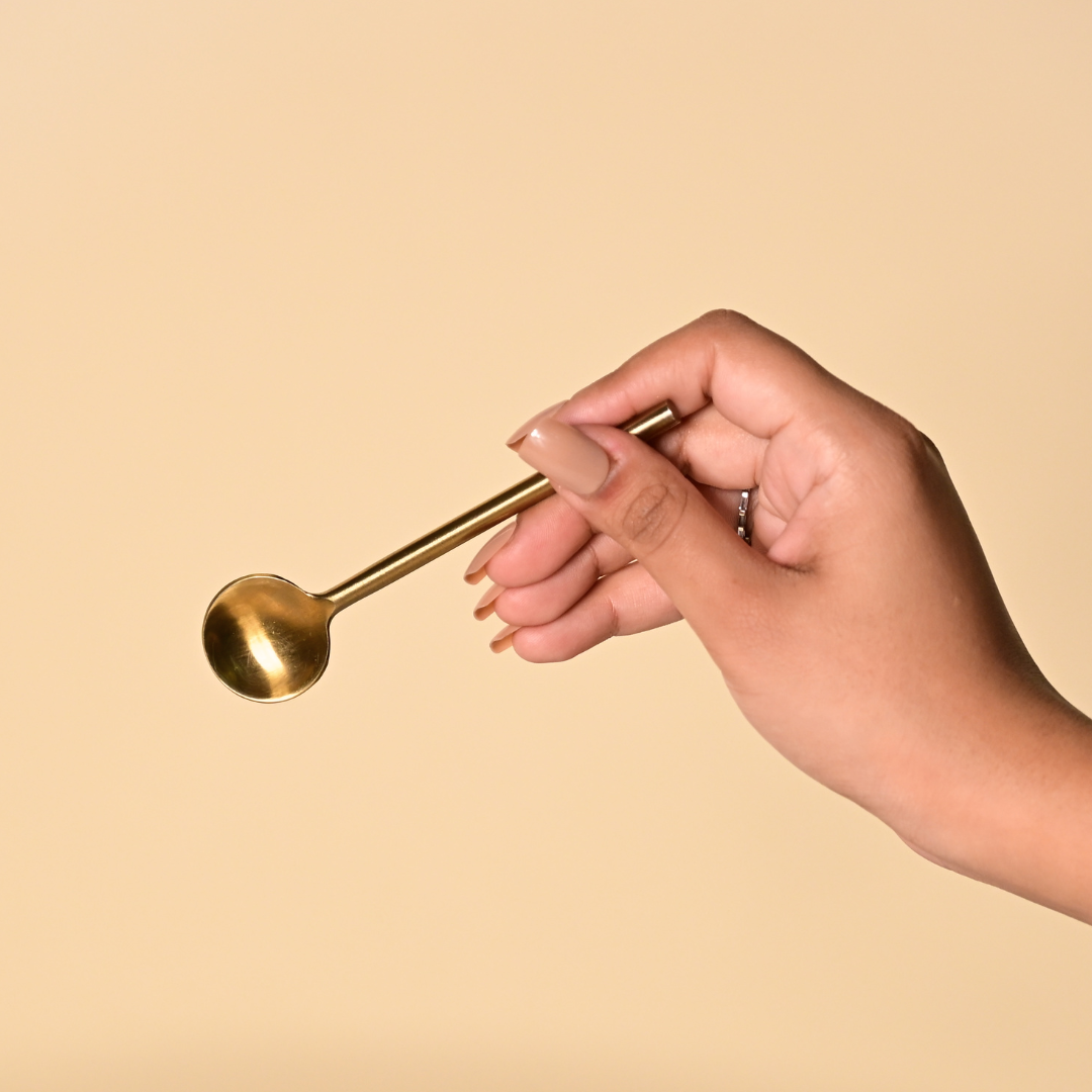 Stacked Jar Lid and Spoon