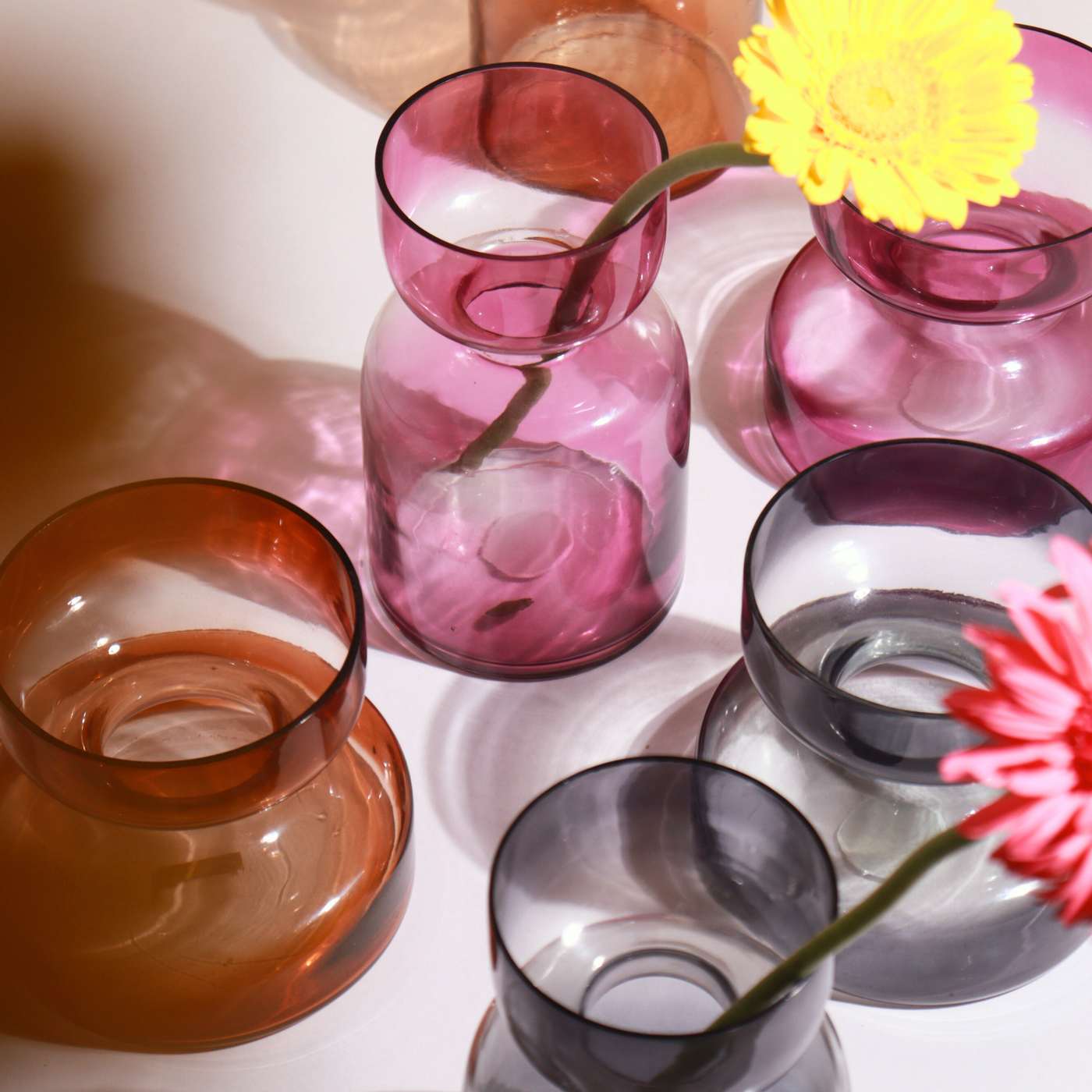 Lilac Glass Vase