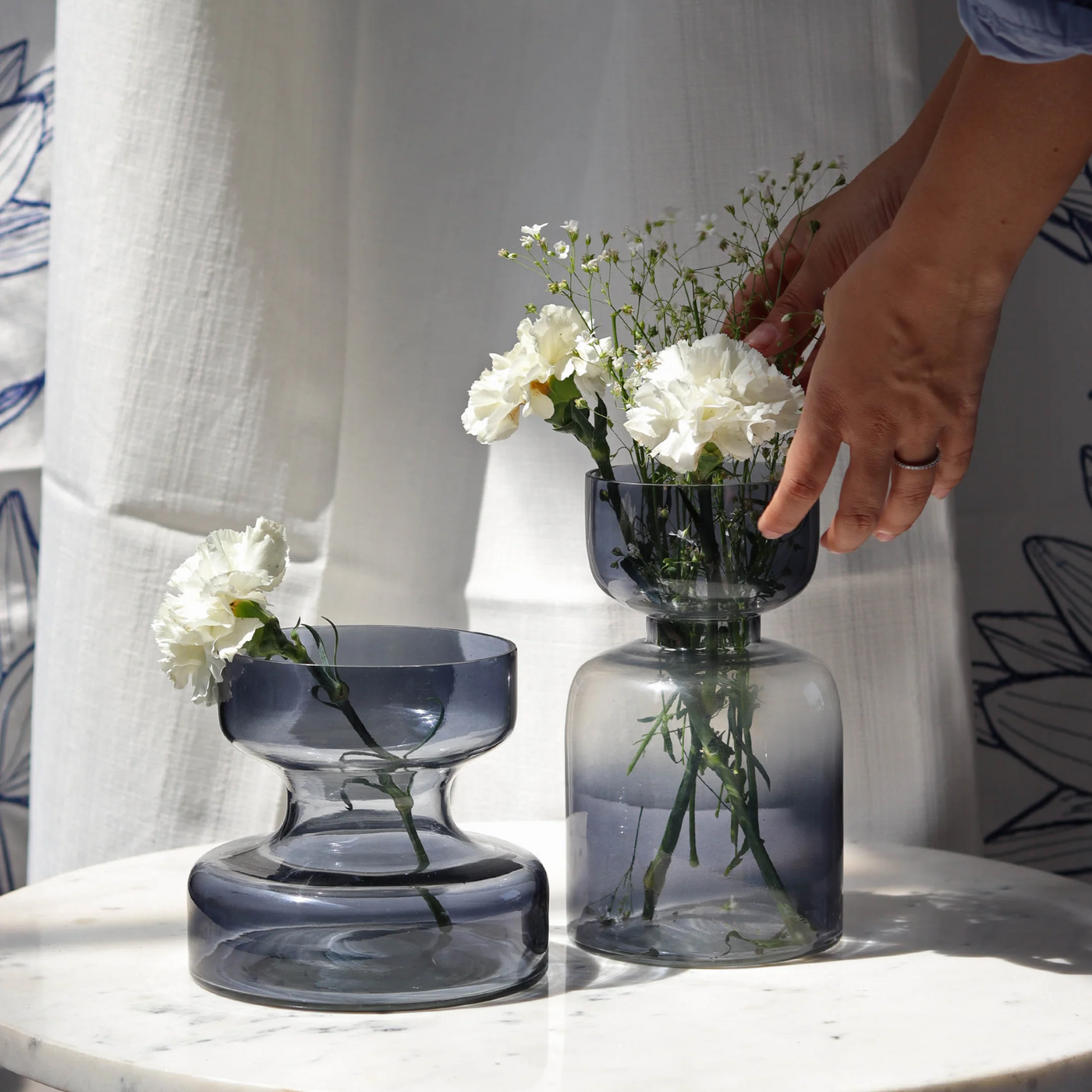 Tinted Glass Vases