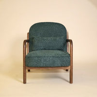 Elara Bouclé Armchair - Green