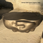 Bronze Gold Yama Organic Table