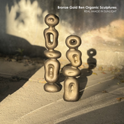 Bronze Gold Ren Organic Sculpture