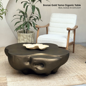 Bronze Gold Yama Organic Table