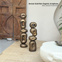 Bronze Gold Ren Organic Sculpture