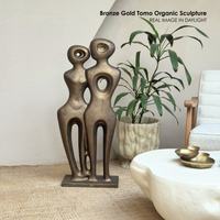 Bronze Gold Tomo Organic Sculpture