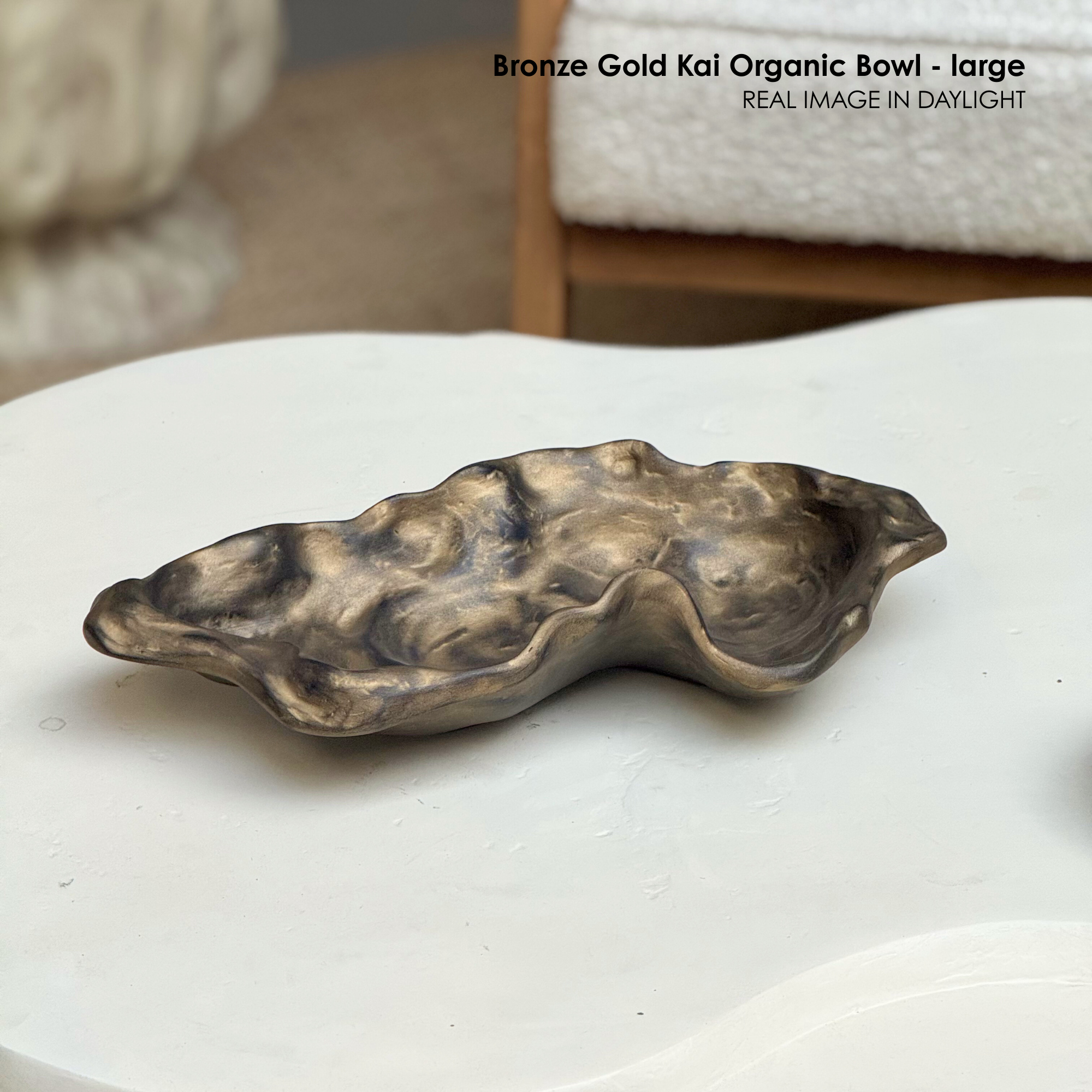 Bronze Gold Kai Organic Bowls