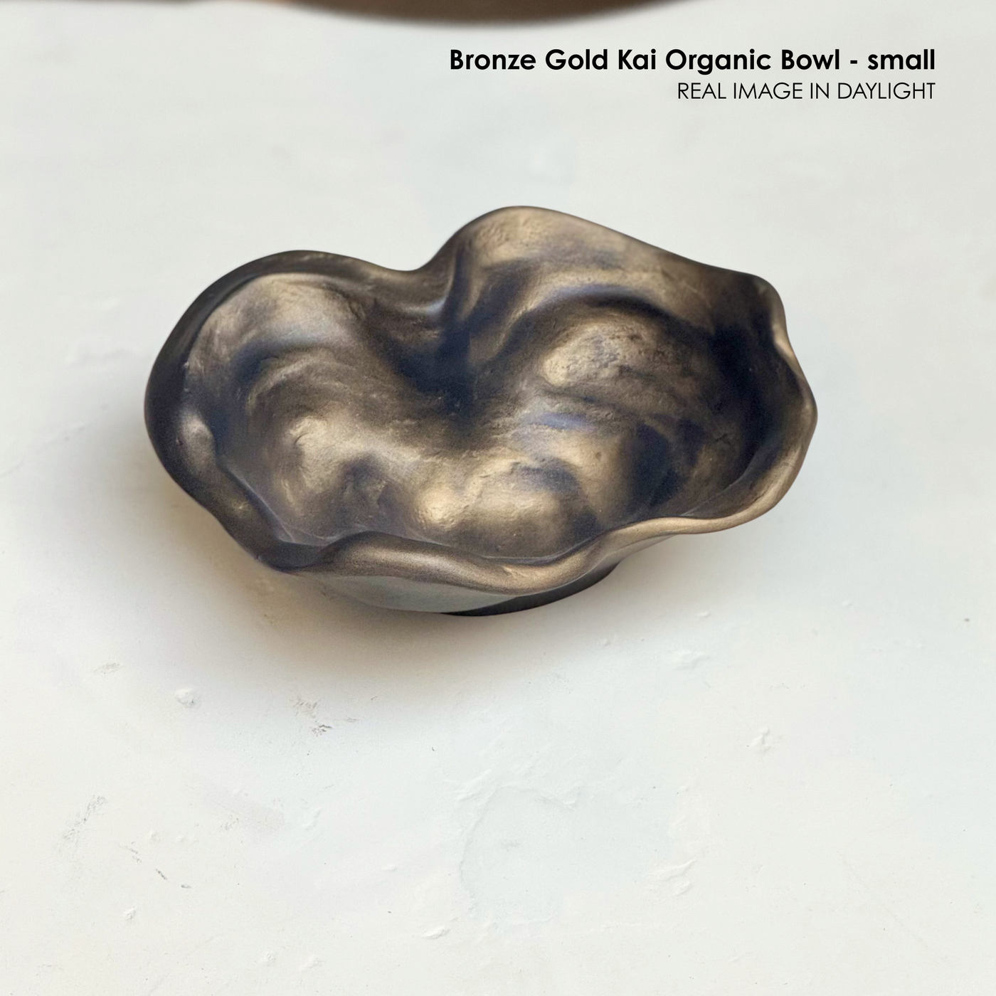 Bronze Gold Kai Organic Bowls