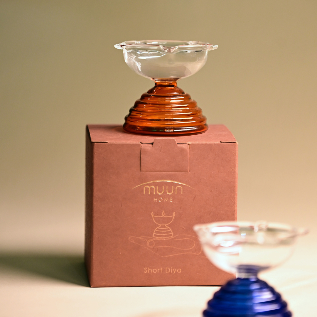 Muun Short Glass Diya