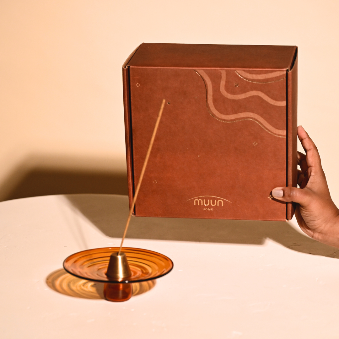 Muun Incense Holder - Amber