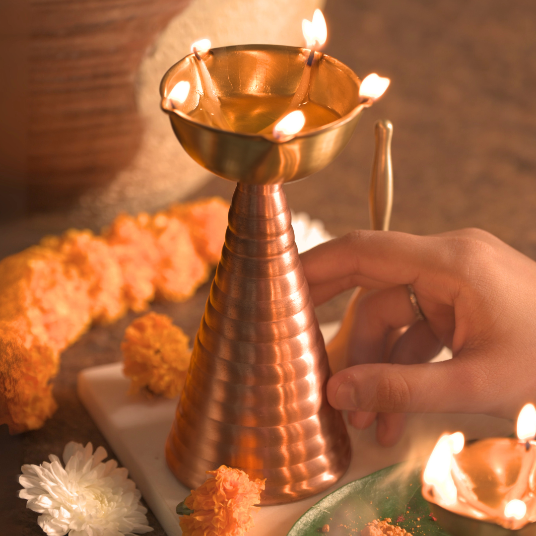Muun Brass & Copper Diya