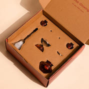 Muun Gift Box - Short Diya + Glass Bell + Kalash Collection