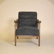 Rhea Bouclé Armchair - Grey