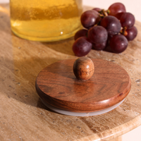 Hammered Glass Jug with Lid