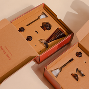 Muun Gift Box - Tall Diya + Glass Bell + Kalash Collection