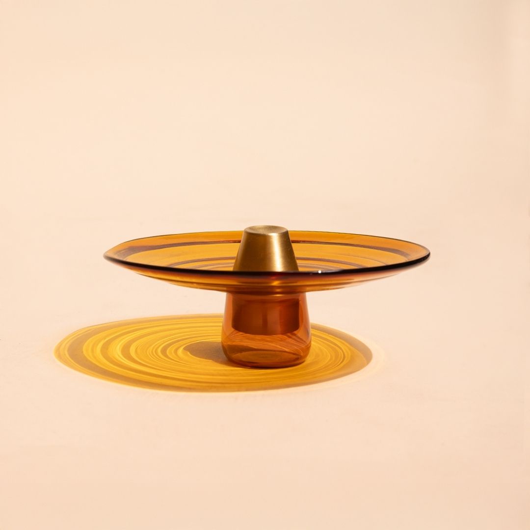 Muun Incense Holder - Amber