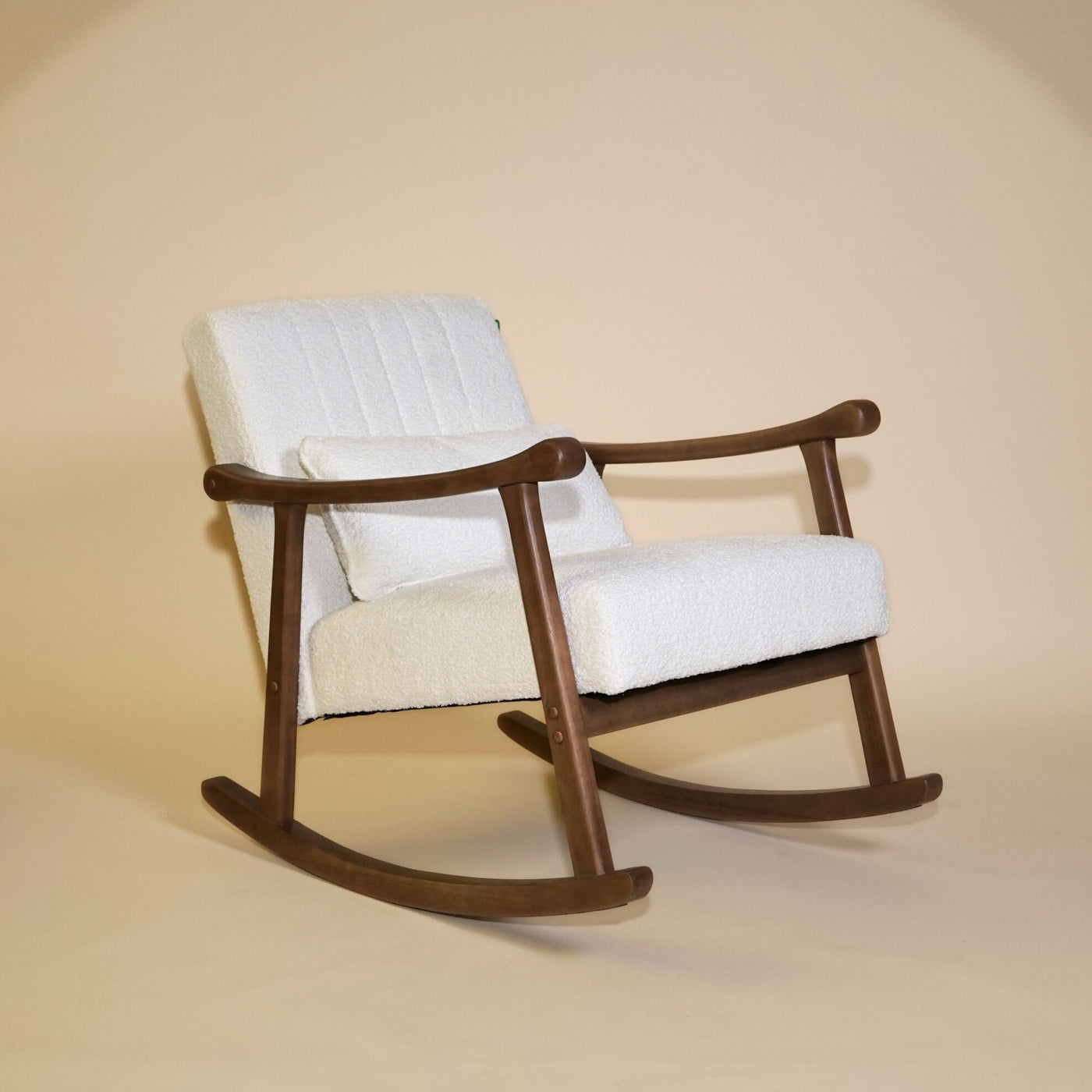 Astra Bouclé Rocking Chair - White
