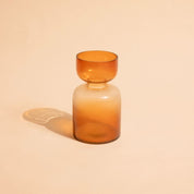 Haze Brown Glass Vase