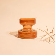 Haze Brown Glass Vase
