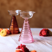 Tall Glass Diya