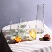 Hammered Glass Carafe