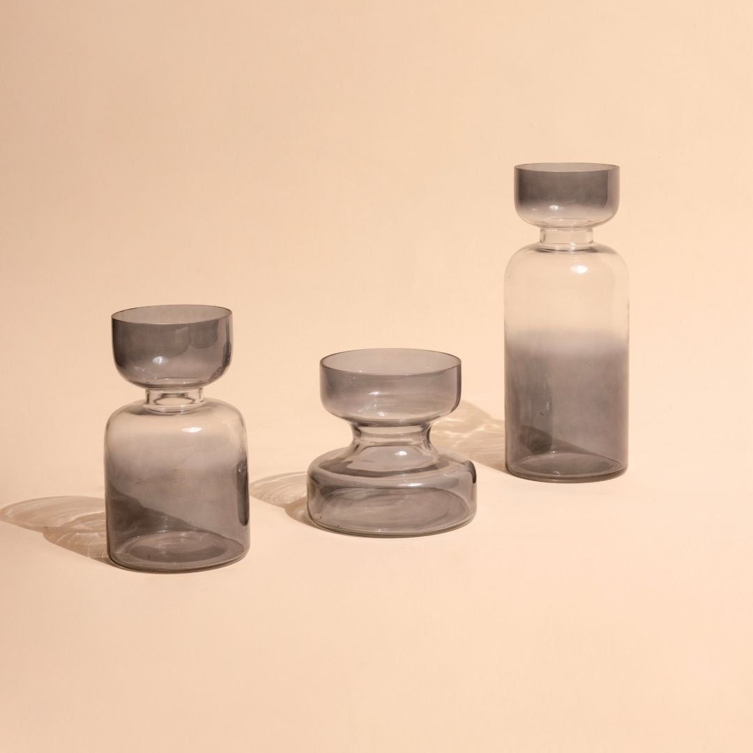 Tinted Glass Vases