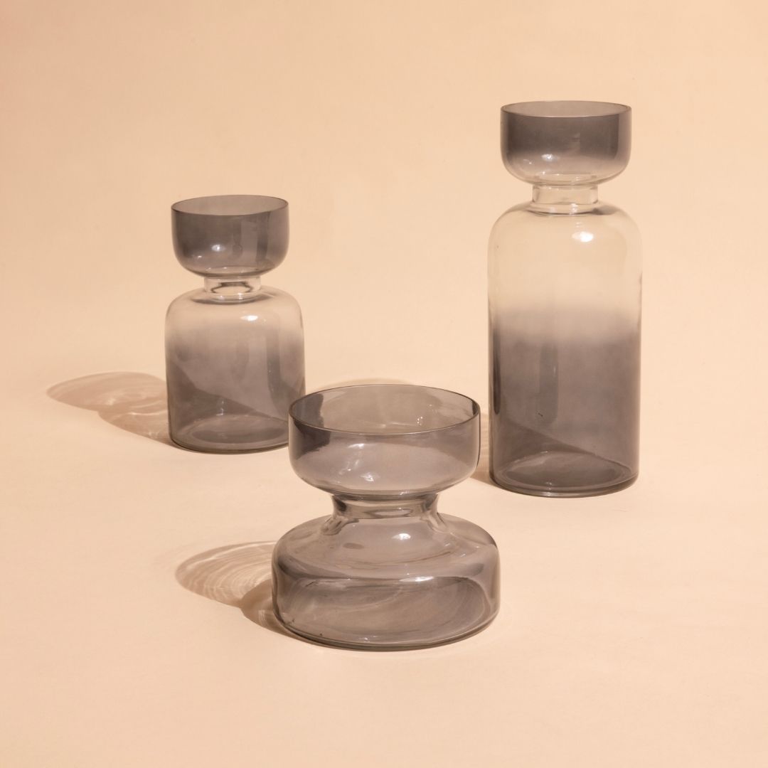 Tinted Glass Vases