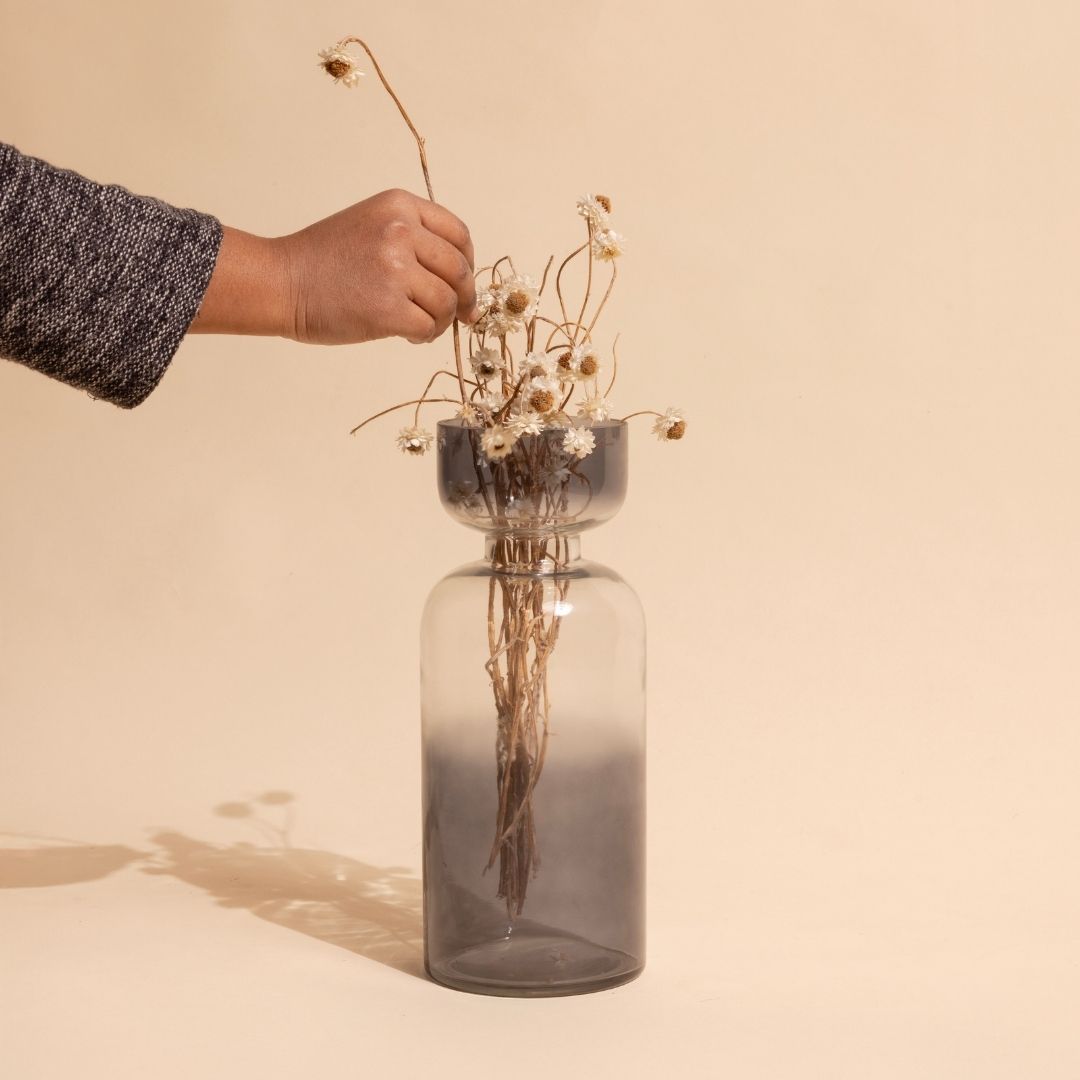 Tinted Glass Vase Grande