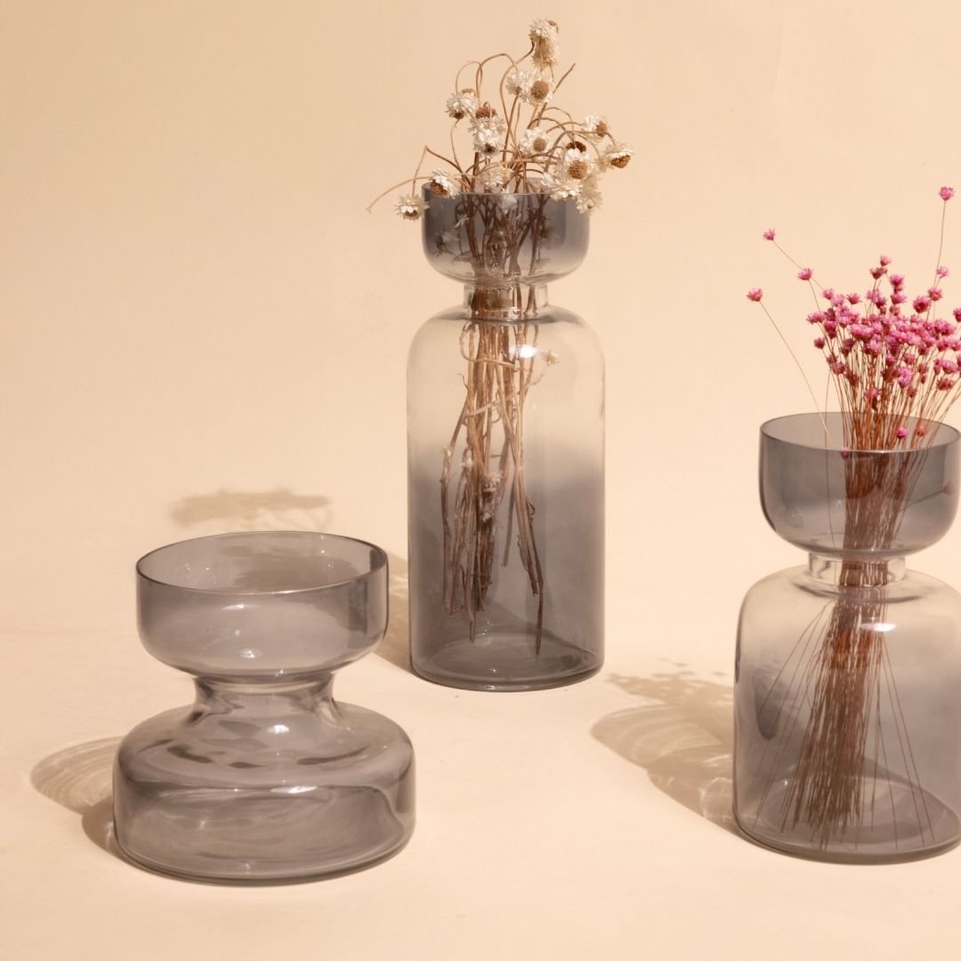 Tinted Glass Vases
