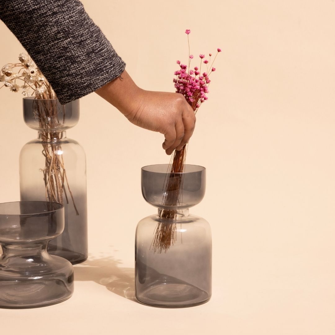 Tinted Glass Vases